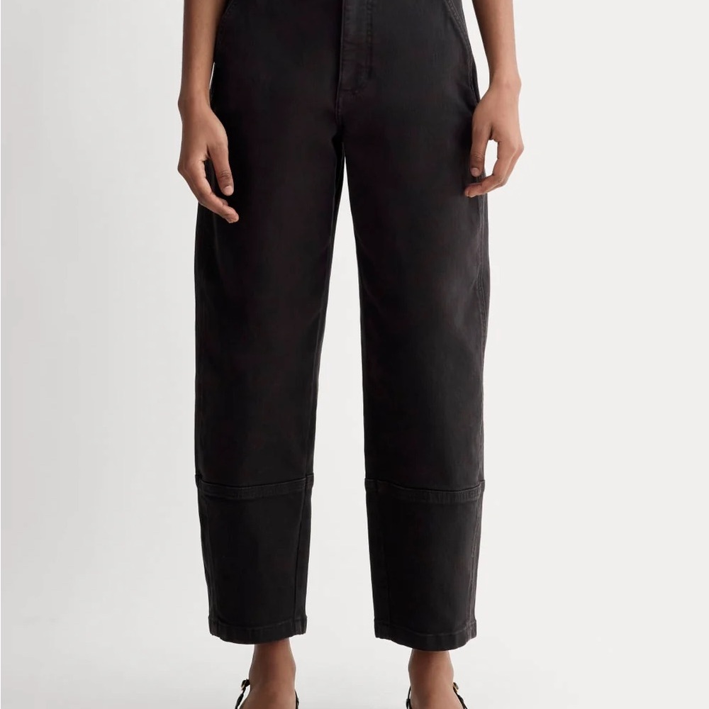 Everlane bundle 2 pairs of pants barrel style size 10 & 8 way high curve jean